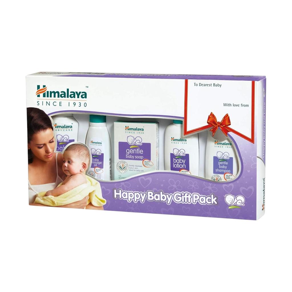 Himalaya Подарочный набор для малышей – Набор мягкого шампуня, лосьона, массажного масла, мыла и присыпки для новорожденных