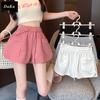 Casual Sports Shorts Female Summer Wear Large Size High Waist Loose Thin A Word Home Spicy Wide Leg Hot Pants
