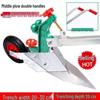 Manual Hand-Pulled Plow: Micro-Tiller & Ridger - Ideal for Seniors and Home Use