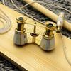 Перламутровый бинокулярный латунный бинокль с ручкой, театральные очки, морской бинокулярный компактный подарок Красивый дизайн