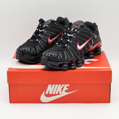 CN0151-003 Shox TL Черный Университетский Красный Металлический Серебристый (Мужской)