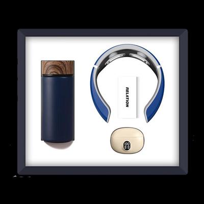 Умный термос, Массажер для шеи и Bluetooth-гарнитура Подарочный набор Штепсель CN (адаптер в комплекте)