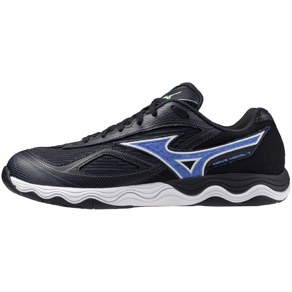 Mizuno Table Tennis Shoes Wave Medal 7 Stability Cushioning Resilience Indoor Gym Dark Gray X Blue X White Cm 2E 27.5
