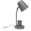 Настольная лампа - VERSA - Металл - Серый - 25 Вт - Современный дизайн