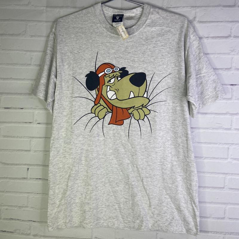 Vtg Hanna Barbera Muttley Dog Wacky Races Double Sided T Shirt Usa Mens Size S