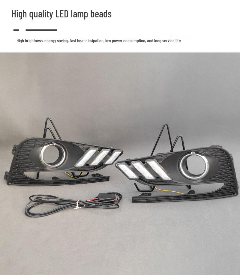 Светодиодные дневные ходовые огни для Chevrolet Cruze 2017-2018, Модифицированные декоративные ДХО