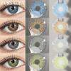 FUNSACHY1 Pair Fashion Color Lenses Colored Blue Green Contact Lenses for Eyes Beautiful Fashion Pupil Natural Eye Soft Contacts
