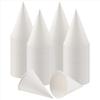 250Pcs 3.7 OZ White Paper Cone Cups Leakproof Cone Party Tableware Disposable Paper Cups Gyms