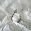 Серебряное кольцо с фианитами, вес изделия 1,99 гр (2209607)