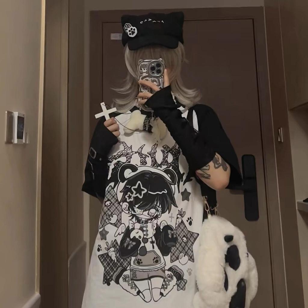 Косплей бейсболка с кошачьими ушками для подростков, девочек, женщин, забавная шапка с ушками, Y2K хип-хоп шапка, все сочетающаяся шляпа от солнца, головной убор на Хэллоуин