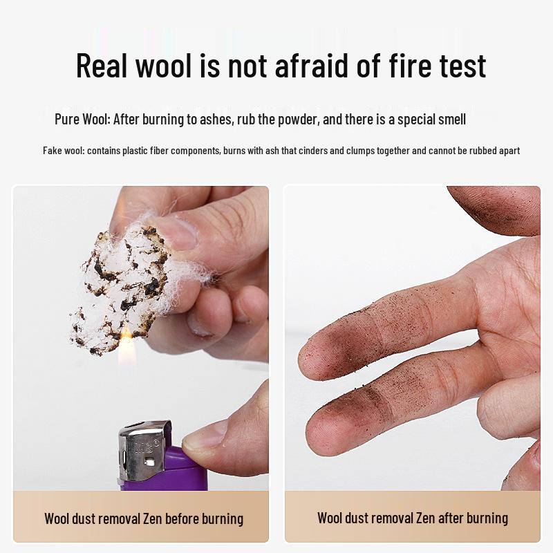 Wool Instrument Cleaning Brush - No-Shed Duster for Piano, Guitar, Guzheng, and Household Use