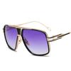 Luxury Women Sunglasses with Mirrored Lenses for Women Retro Vintage Square Designer Shades