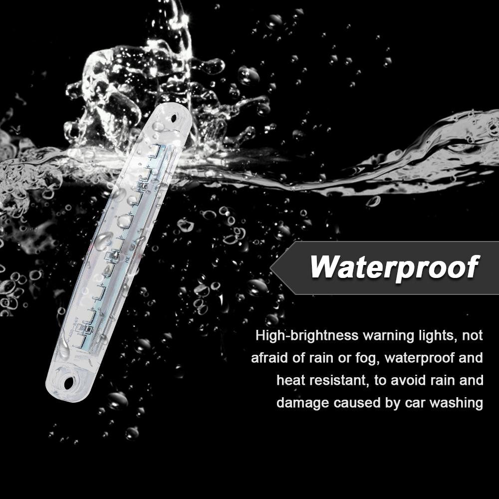 2 шт. светодиодные боковые габаритные огни сигнальная лампа для грузовика прицепа сигнальная лампа 9 светодиодных индикаторов 12 В стробоскоп светодиодный для мотоцикла