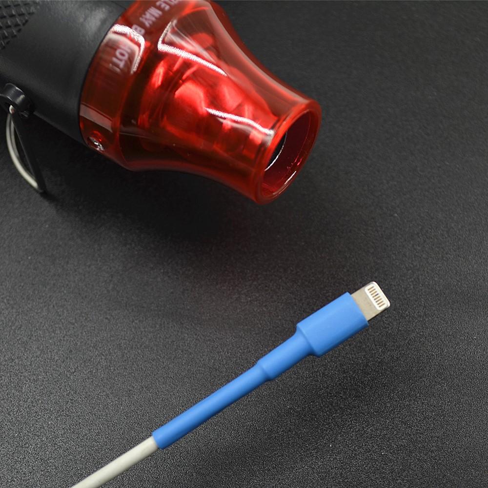 164 шт./530 шт. термоусадочные трубки, изоляционные термоусадочные трубки, ассортимент электронных полиолефиновых проводов, комплект кабельных муфт, тепловая пушка