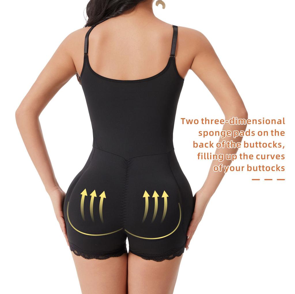 Женский боди-шейпер для контроля живота, формирующий фигуру, утягивающий талию, с эффектом пуш-ап, с подкладкой, формирователь ягодиц, корсет