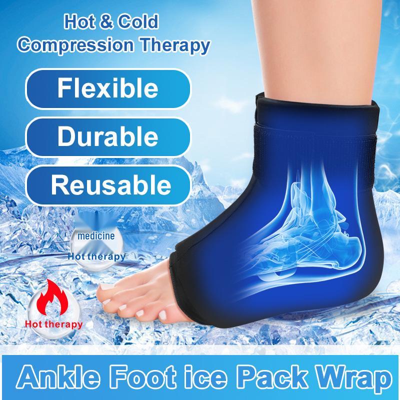 Cross-Border Solid Gel Ankle Protector: Hot & Cold Compress Ice Pack for Pain Relief, Home Use