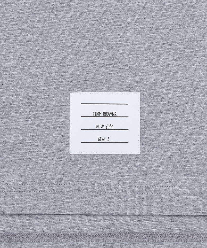 Tombeulaun Oversized Long Sleeve Rwb Trim T-Shirt - Light Grey / Mjs289A00042055