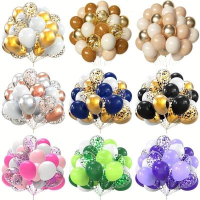 38/50 шт. латексные шары с конфетти для украшения дня рождения, свадьбы, детского душа, прозрачные воздушные шары на День святого Валентина