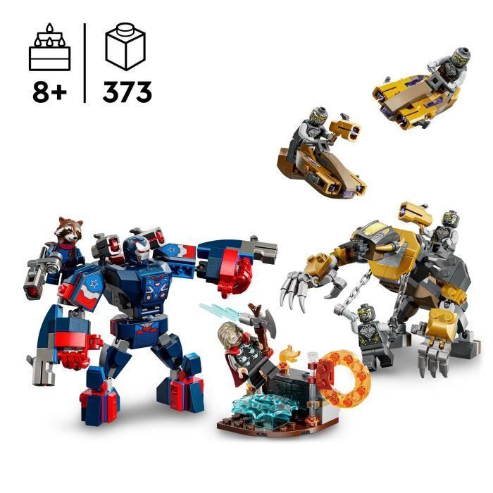 LEGO | Marvel 76322 Avengers : Endgame Thor Contre Chitauri - Jouet enfant dès 8 ans