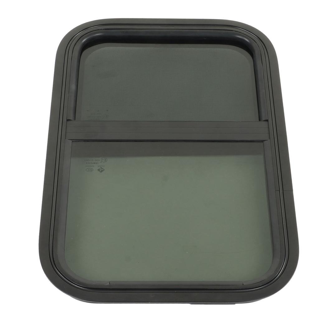 RV Window 590x390mm Tinted Tempering Glass Vertical Horizontal Sliding for Campers Trailers Construc