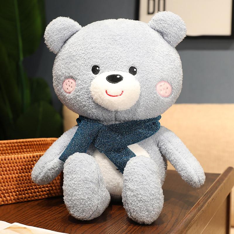 Cute Cute Scarf Bear Doll Plush Toy Teddy Bear Hug Bear Doll Children Soothing Doll