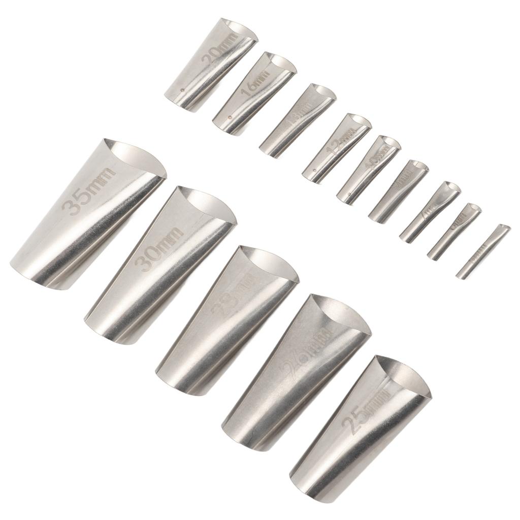 14 шт. насадок-аппликаторов для герметика 45 градусов Профессиональный комплект для финишной обработки герметика из нержавеющей стали для