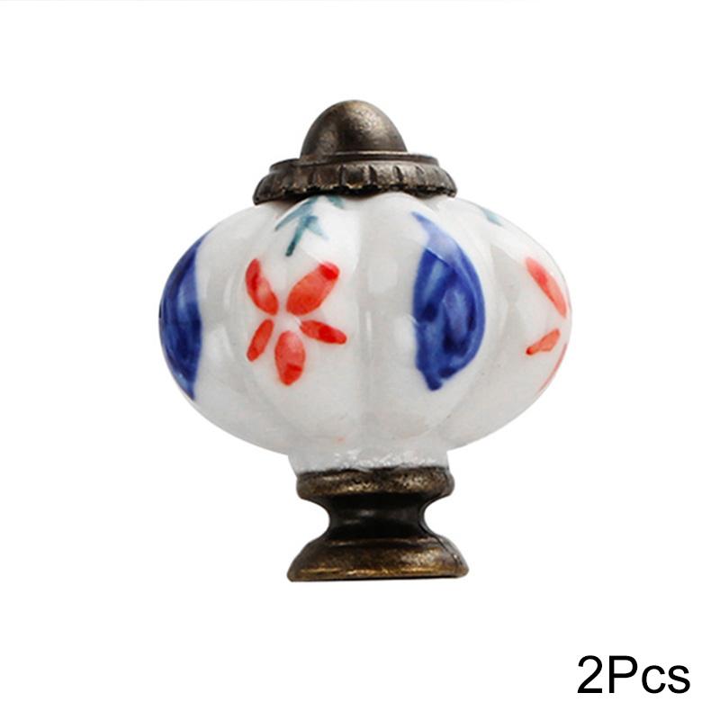 1 шт. ручка в форме тыквы кухонная мебель фурнитура керамическая ручка для шкафа дверца одно отверстие для ящика