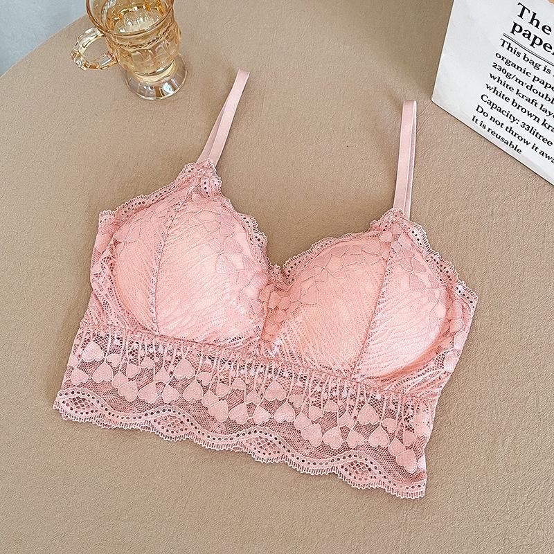Large U-Lace Strapless Bandeau Bra: Non-Wired, Padded Camisole with Adjustable Straps and Beautiful Back Design.