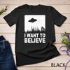 I Want To Believe Shirt UFO Mulder Scully T-shirt Hoodie Kids Tee