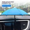 Металлический гибкий держатель для телефона-зонтика с зажимом для солнцезащитного козырька, защита телефона от солнца, укрытие от дождя