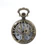 JewelryWe Pocket Watch Pendant Tree of Life Skeleton Retro Antique Style Analog Pocket Watch Necklace Clock Suitable for Men and Women Cosplay Event