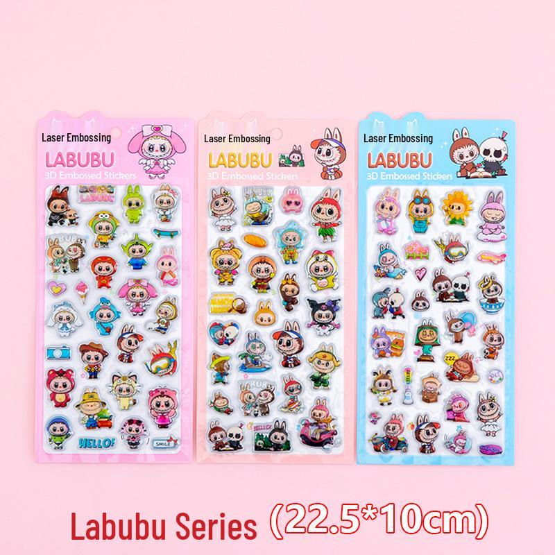 3D Кристаллическая наклейка с лазерной тиснёной капибарой для детского DIY-декора