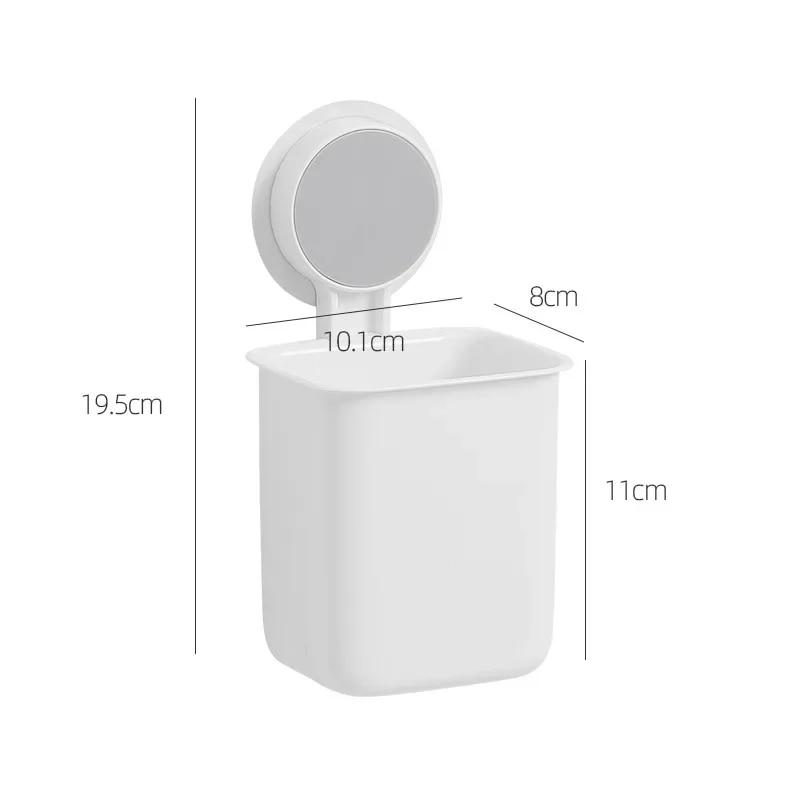 Многофункциональный настенный ящик для хранения без дырокола, держатель для зубных щеток для ванной комнаты, органайзер для косметики, стеллаж для кухонного хранения