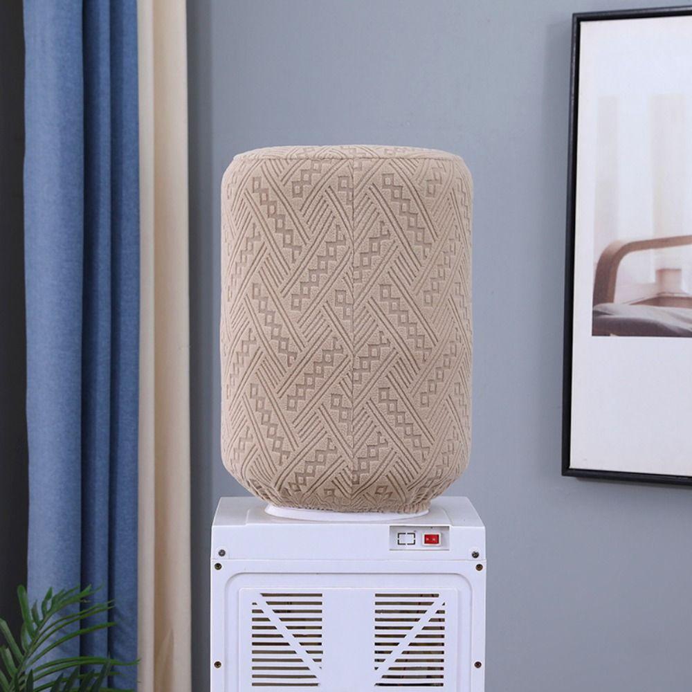 Solid Color Elastic Barrel Cover Removable Barrel Dust Cover Water Dispenser Cover Living Room