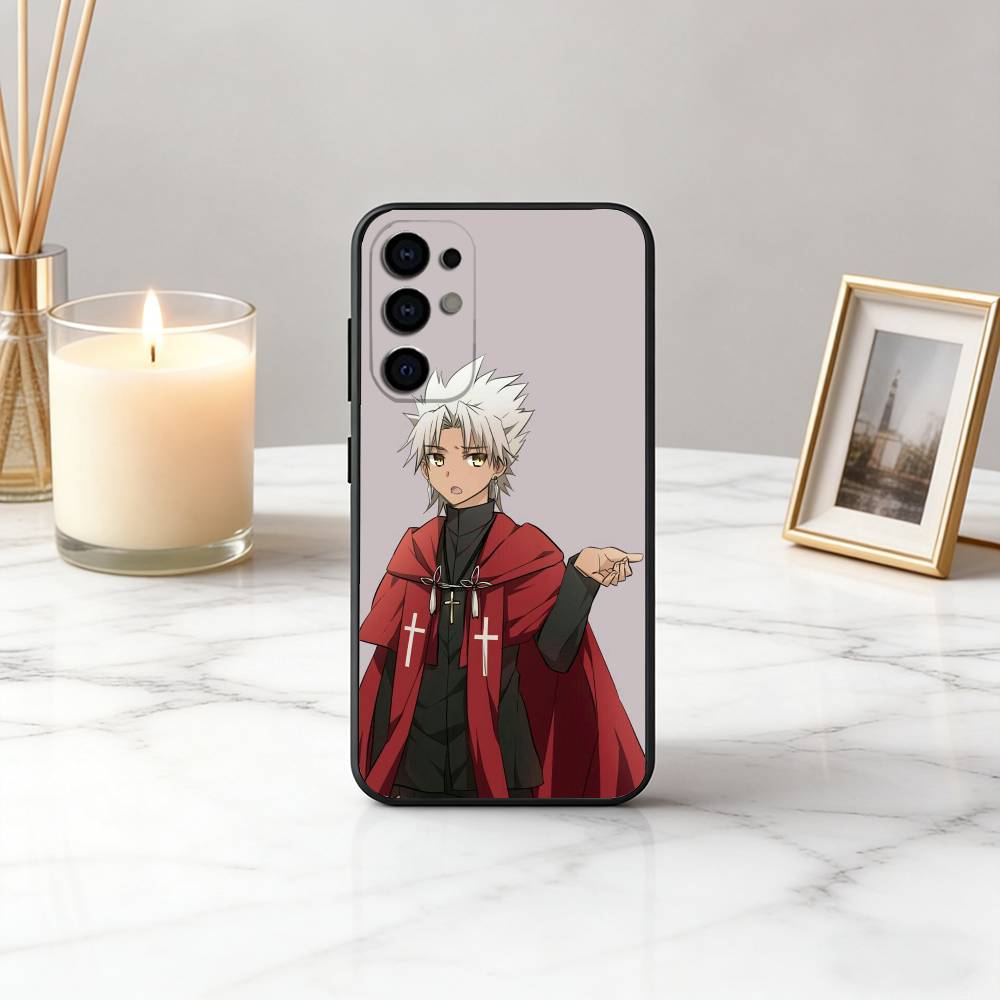 Fate A-Apocrypha S-Shirou Kotomine-SK Чехол для телефона Черный Силикон Мягкий Для Samsung S25,S24,S21,S22,S23,S30,Ultra,S20,Plus,Fe,Lite