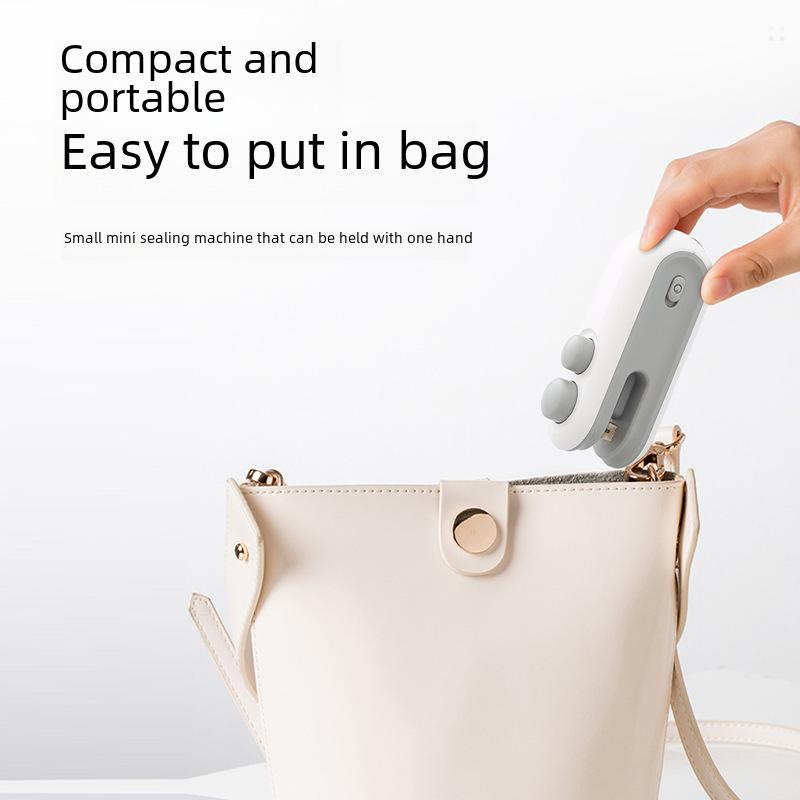 Портативная USB-мини-машина для термосварки: Резак и запечатывающий аппарат для закусок двойного назначения