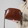 New Mobile Phone Bag Retro Cowhide Women's Bag Shoulder Bag Versatile Crossbody Bag Women's Small Square Bag