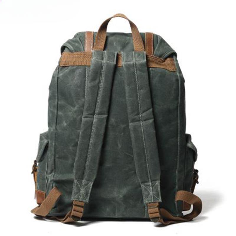 Рюкзак холщовый мужской и женский походный спортивный рюкзак для путешествий студенческая сумка