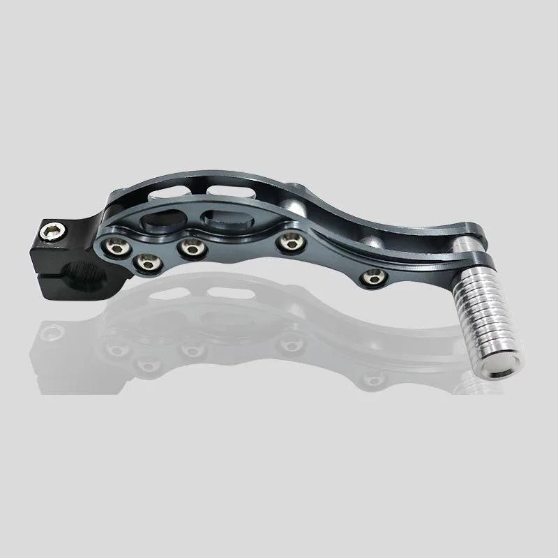 Алюминиевый рычаг кик-стартера двигателя мотоцикла с ЧПУ для Yamaha Honda 139QMB скутер JOG50/90/100 Fuxi 100CC Ghost Fire RSZ ZY100