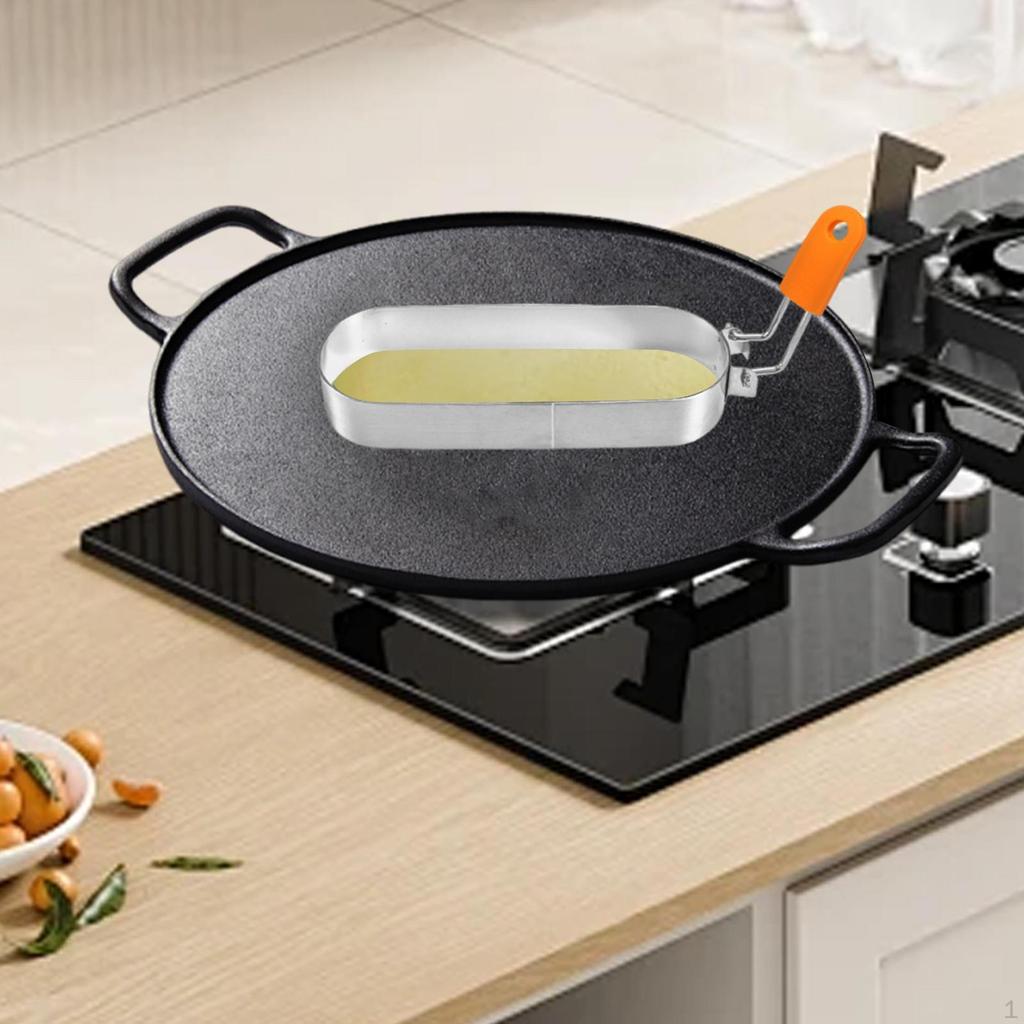 Яйцо для сковороды Кухонный гаджет Нержавеющая сталь Формирование оладьев Кемпинг Отель