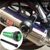 CNC Aluminum Motorcycle Muffler Slider for Yamaha YZF R15 V2 V3 V4, MT-03, YZF-R3 YZF-R25, YZF R6, FZ1N FAZER, FZ8N FZ8S, FZ-S 150/FZ-X 150 (Green)