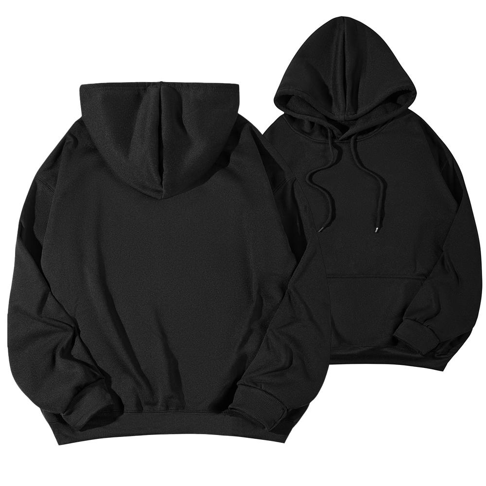 DIY Patterned Custom Logo Men's Hooded Sportswear Jacket Women's Yoga Sweatshirt Solid Color Hoodie Fashion XS-5XL Plus Size