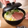With Lid Instant Noodle Bowl Binaural Soup Bowl Portable Ramen Bowl  Student