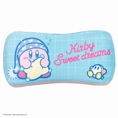 Подушка для поясницы из пенополиуретана с эффектом памяти MORIPiLO Kirby (Мини-подушка для отдыха) Мягкая и приятная на ощупь, плюшевая игрушка, подушка для сна. (Сладких снов, розовый), 16x33x8см, Ch