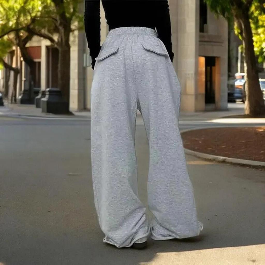 Ladies's Wide Leg Sweat Pants, Joggers Women's,loose Fit Sweatpants, Comfy Baggy Sweatpants