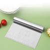 Multi-purpose Stainless Steel Scraper & Chopper, Dough Scraper, Pizza Dough Cutter , Kitchen Tools Measuring Scale Cake