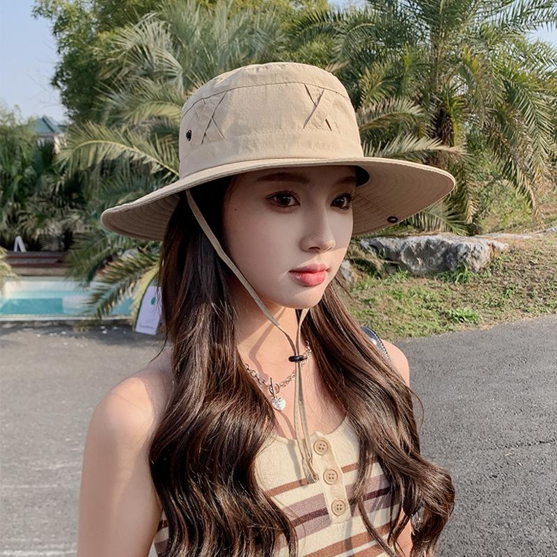 9230 летняя шляпа от солнца с широкими полями весна и осень для активного отдыха, альпинизма, рыбалки, женская, солнцезащитная, дышащая шляпа-ведро