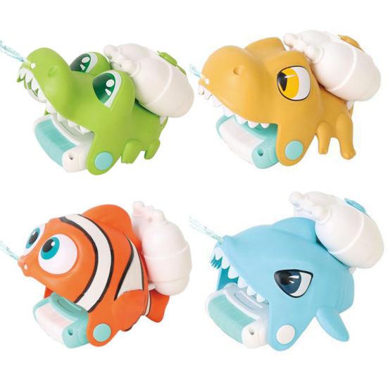 Практичная, простая в использовании, игровая, яркая, в форме крокодила, детская игрушка для разбрызгивания воды, распылитель