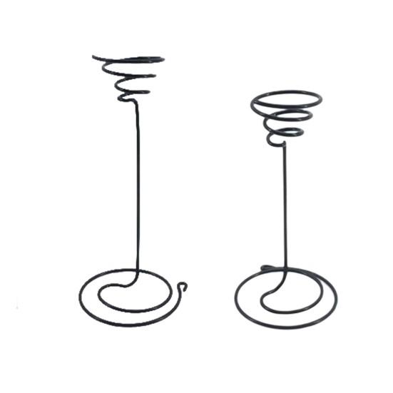 Flower Stand Spiral Design Iron Art Air Pineapple Rack Green Plant Display Holder