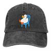 Summer Cap Sun Visor Duck Sitting In A Chair Hip Hop Caps Animal Cowboy Hat Peaked Hats